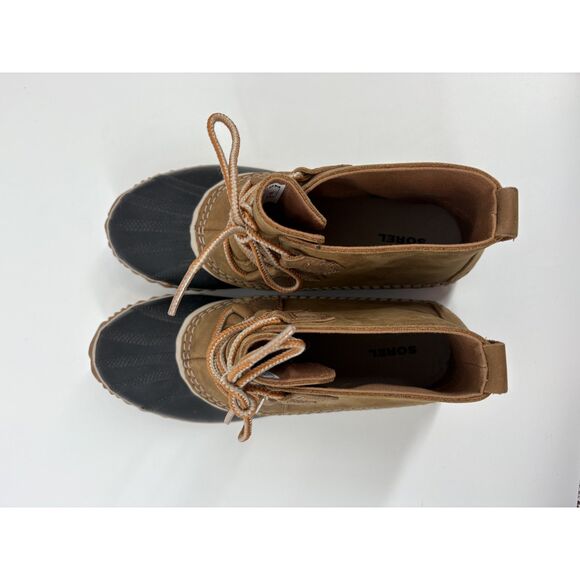 Sorel Waterproof Duck Boots | Leather & Rubber Lace-Up Winter Boots - Picture 3 of 4